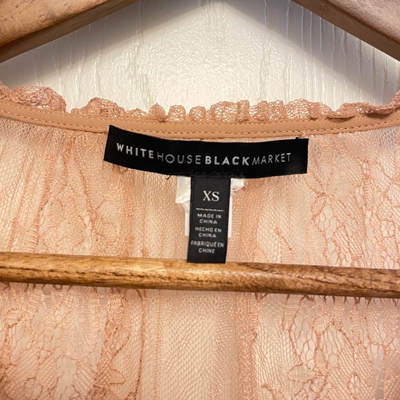 White House Black Market Lace Top - Picture 2 of 5